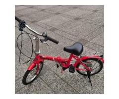 可議價~二手16吋變速折疊腳踏車/紅色藍色2色可選 - 1/1