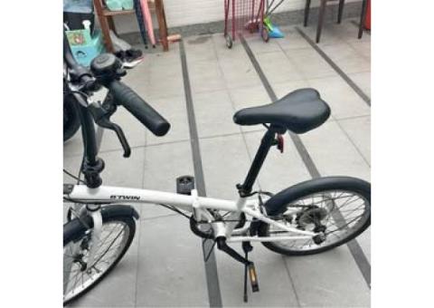 迪卡儂折疊腳踏車