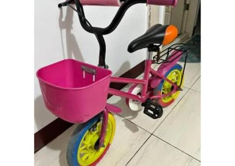 10吋兒童腳踏車，有輔助輪