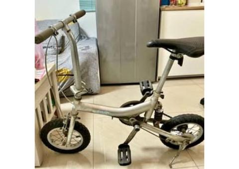 Jelum 12吋小輪徑+單速,後避震腳踏車