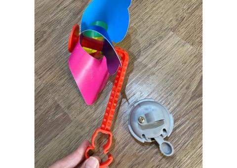 腳踏車用風車與鈴鐺