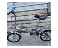 B105 二手16吋單速捷安特GIANT銀色折疊腳踏車