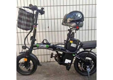 大甩賣甜甜價出售20台  腳踏車14寸折疊電動自行車  13AH鋰電池 代步首選鋰電池（可抽取充電）純電續航60公里  成本價處理 保固3年