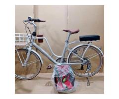 捷安特拿鐵latte24吋鋁合金轉把shimano定位7段變速都會時尚淑女腳踏車媽咪親子自行車