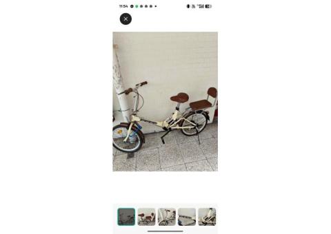 歐式休閒親子腳踏車