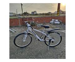 24吋鋁合金腳踏車新後輪大人小孩都可騎1500