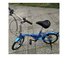 可議價~二手16吋變速折疊腳踏車/藍色紅色2色可選