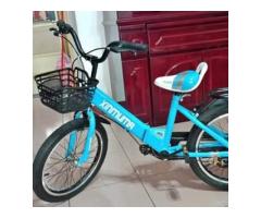 18吋 腳踏車 自行車 BIKEONE MINI18 可摺疊兒童自行車18吋後貨架版加閃光輔助輪男孩2-3-5-6-7-8歲寶寶小孩腳踏單車