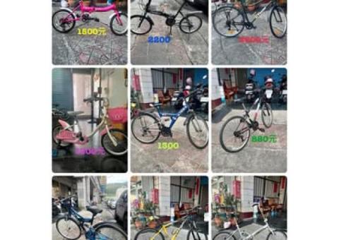 正常騎乘腳踏車、折疊腳踏車880元起
