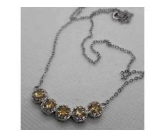 黃水晶設計款項鍊