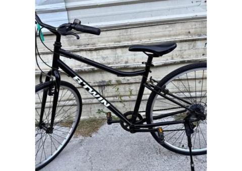 A196二手700C 7段速迪卡儂BTWIN黑色腳踏車