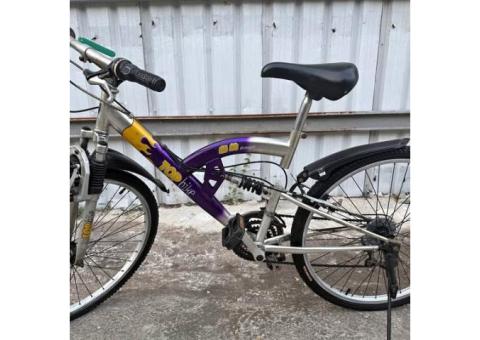 A187二手26吋18段速TOP BIKE飛豹帶避震腳踏車