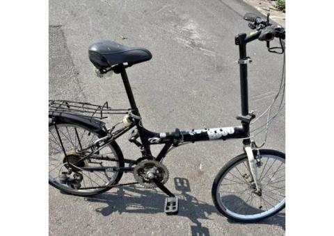 變速折疊腳踏車 功能正常嘉南藥理大學附近的湖內區自取1100元