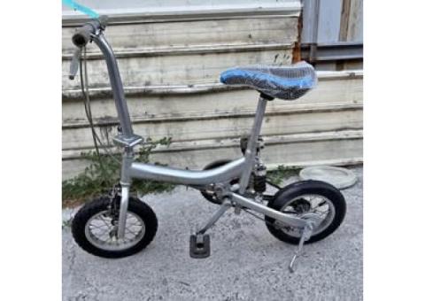 C75二手12吋銀色折疊兒童腳踏車