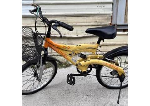 C92二手20吋6段速GTW黃色兒童腳踏車