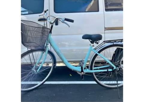 GIANT 捷安特通勤變速低跨淑女腳踏車26吋6速 鋁合金 全新變速器 全新籃子 全新座墊 全新鏈條 全新飛輪 全新前後輪內外胎