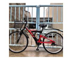 二手GIANT雙避震18速腳踏車 物況佳 七八成新 已更換前後輪 變速加變速線 調整煞車及上油保養 買回家不用再花錢 學生車 通勤車 不怕被偷 - 1/1