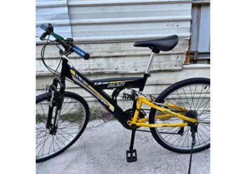 A265二手26吋18段速捷安特DS321黃黑色避震腳踏車