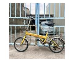 老雕級經典車 捷安特 黃色 GIANT FD-606 16吋折疊腳踏車 - 1/1