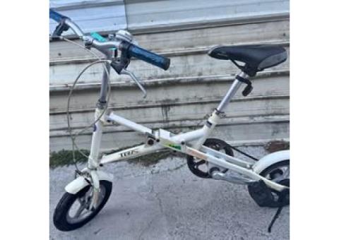 B97二手12吋單速Taroko白色折疊腳踏車