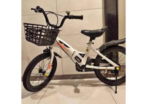 全新 折疊腳踏車 16吋 附籃子 輔助輪 充氣胎 淡水自取